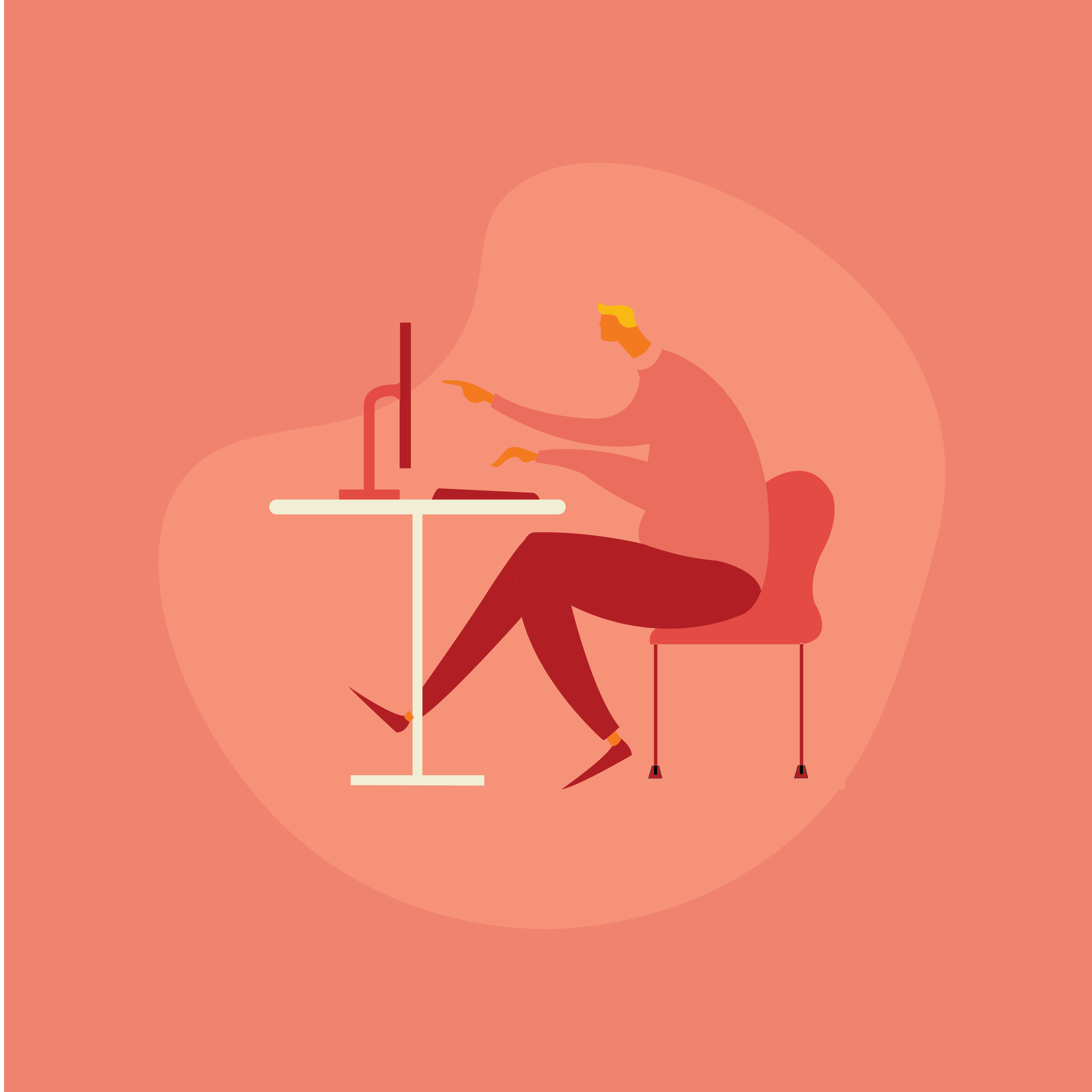 Person working on a computer at a desk in an office setting.