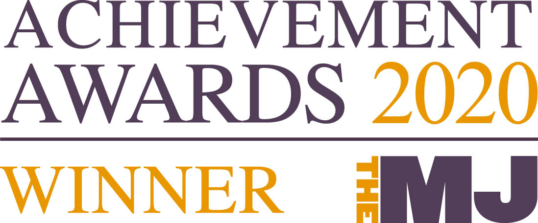 Achievement Awards winner logo with "2020" and "The MJ."